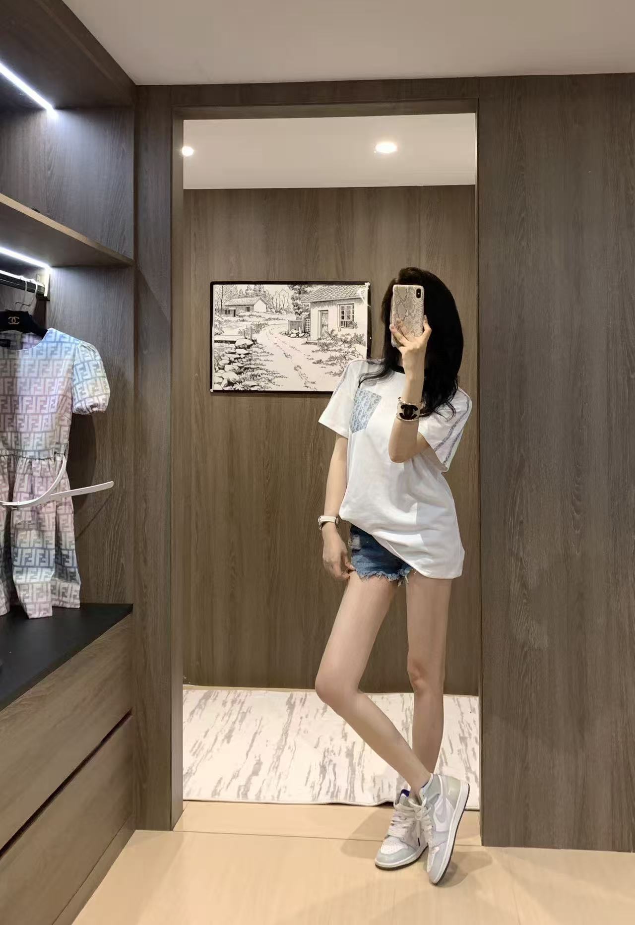 DI0RポケットジャカードTシャツ【50%割引+送料無料】