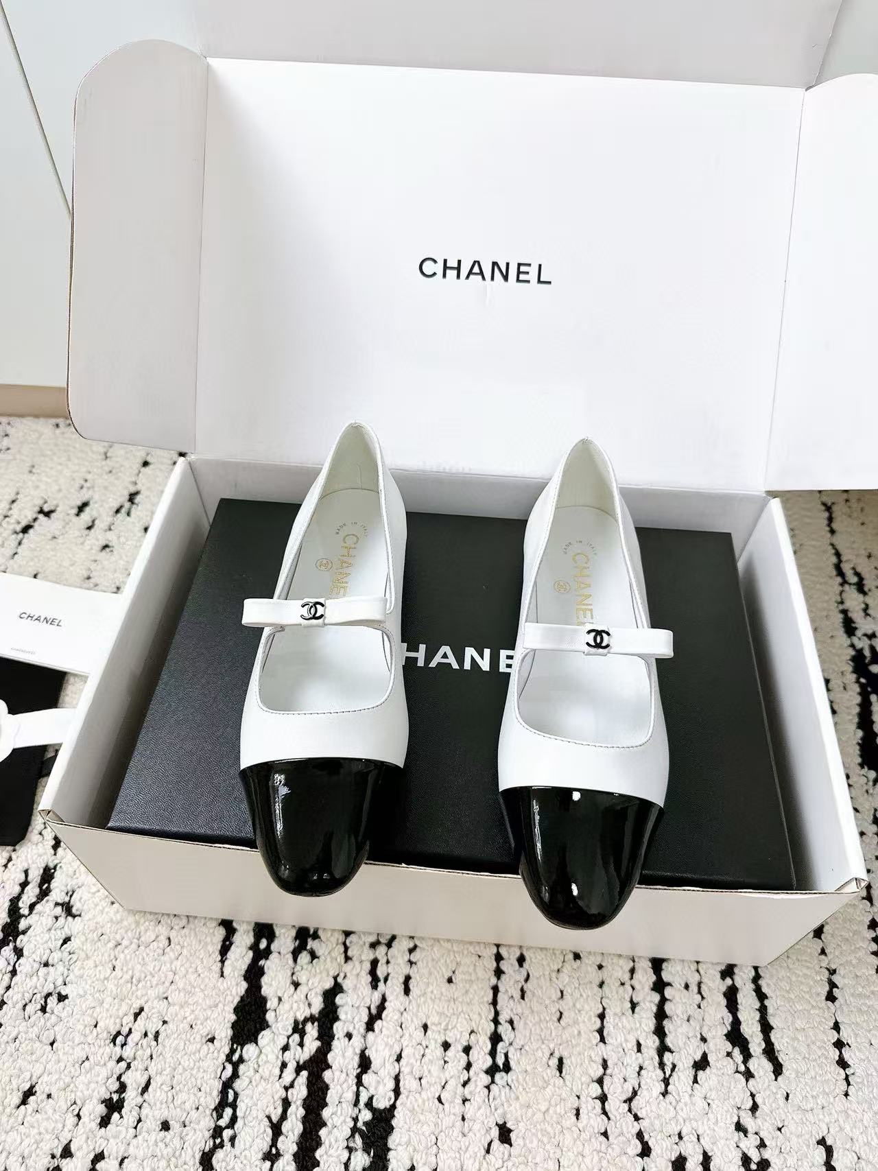 CHANE1 高品質カラーブロックレザーメリージェーンシューズ【50％割引+送料無料】