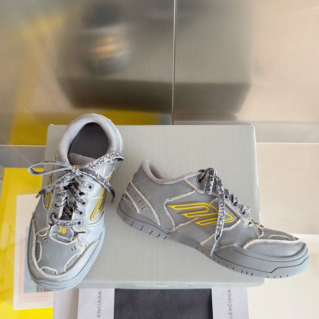 BALENC1AG 上質なダメージ加工カジュアルシューズ【50％割引+送料無料】