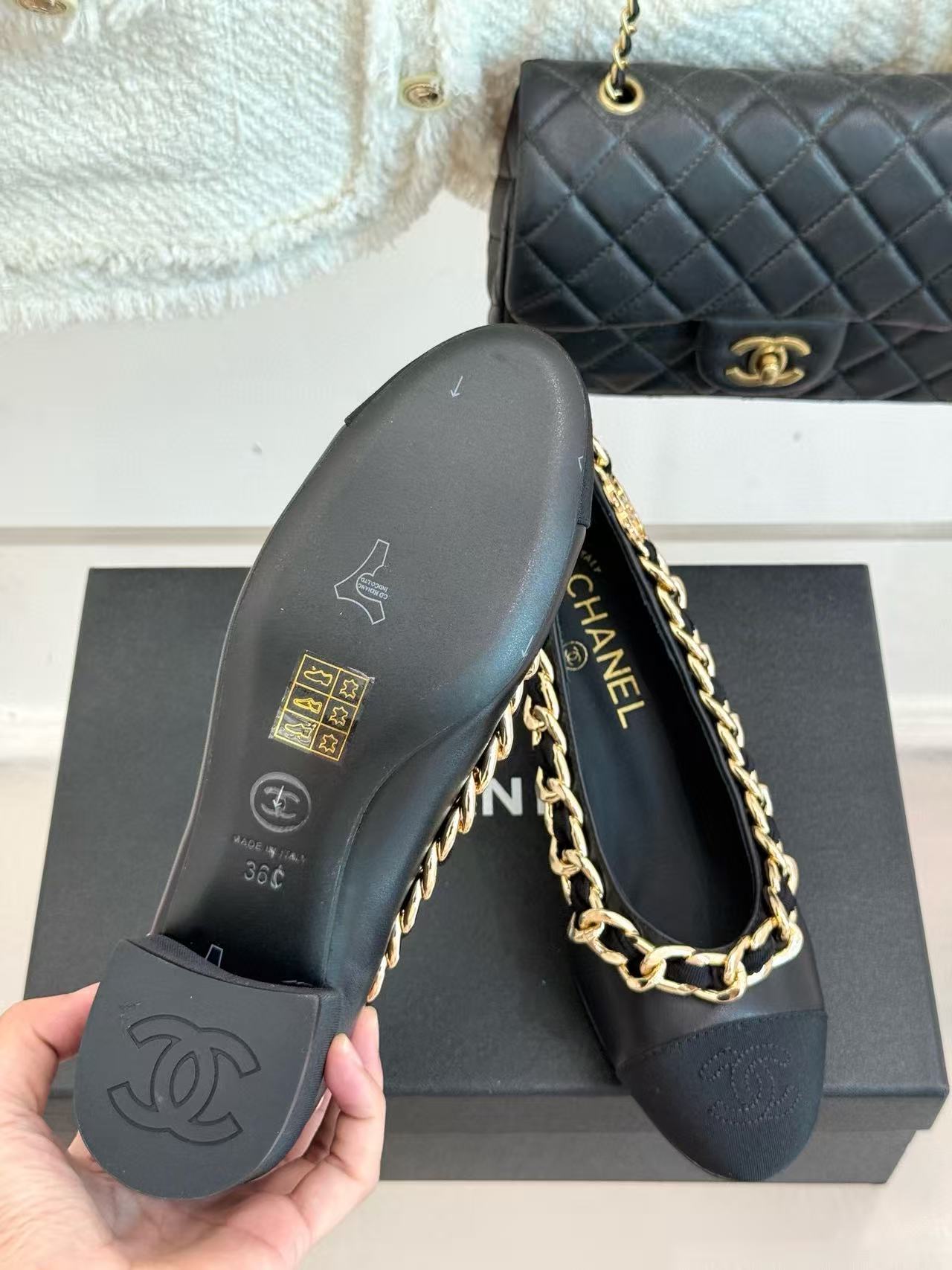 CHANE1 高品質チェーンローヒール【50％割引+送料無料】