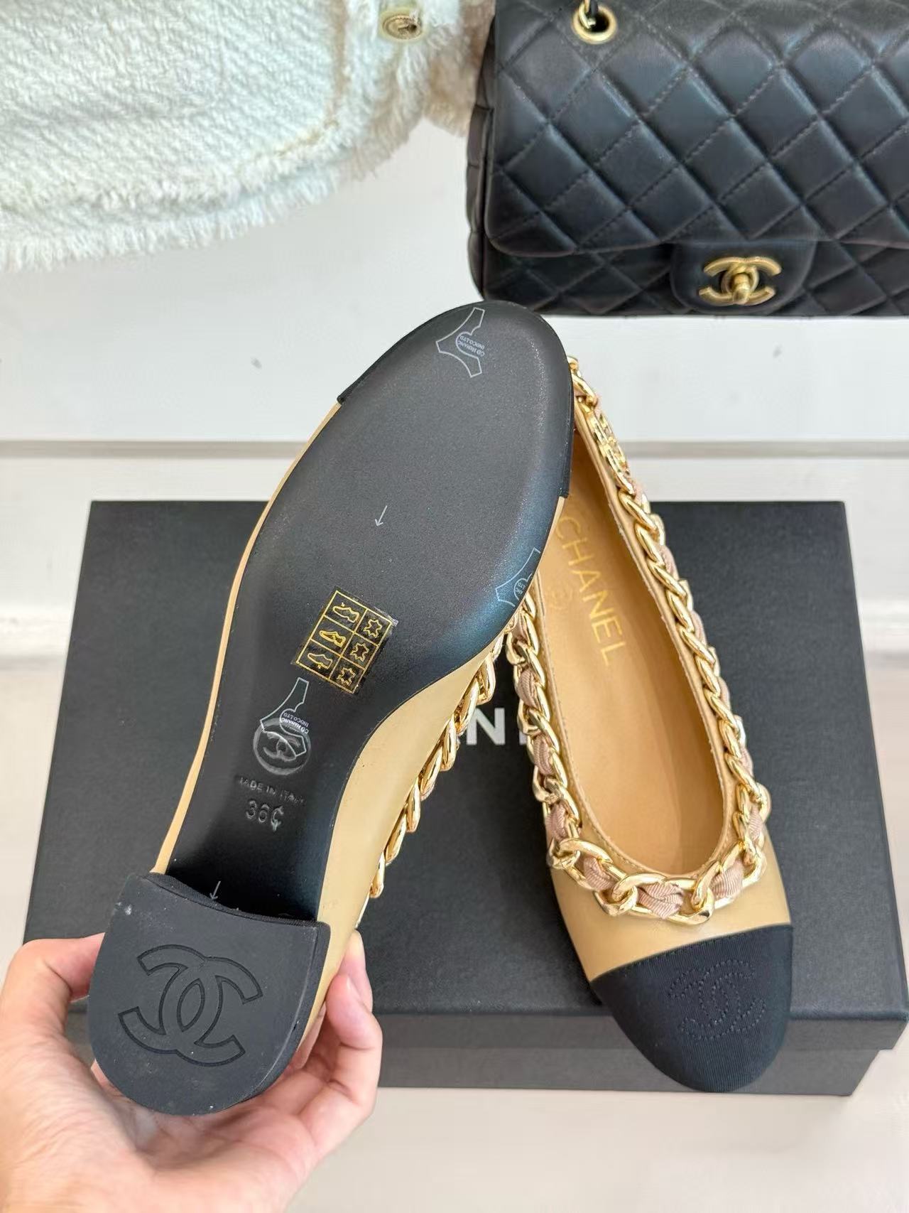 CHANE1 高品質チェーンローヒール【50％割引+送料無料】