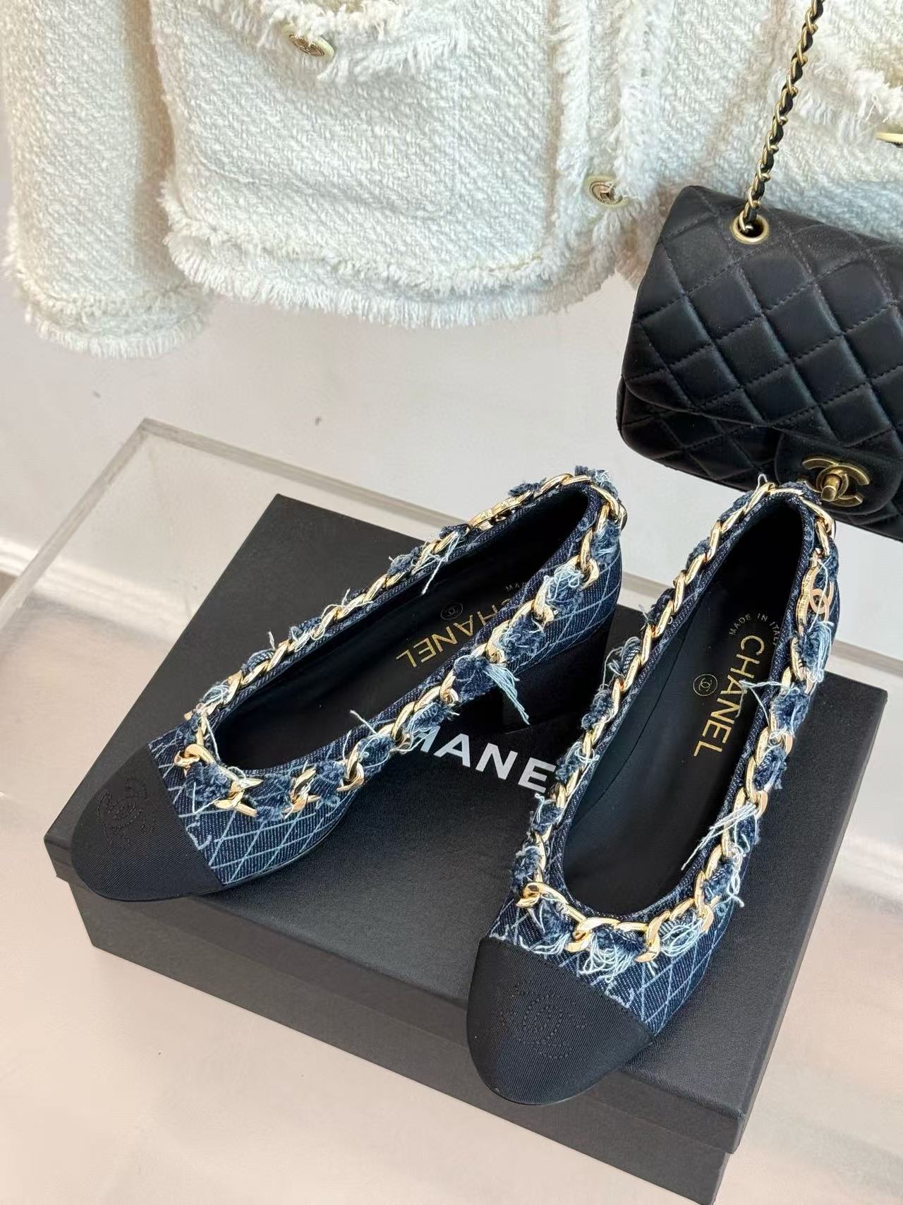 CHANE1 高品質チェーンローヒール【50％割引+送料無料】