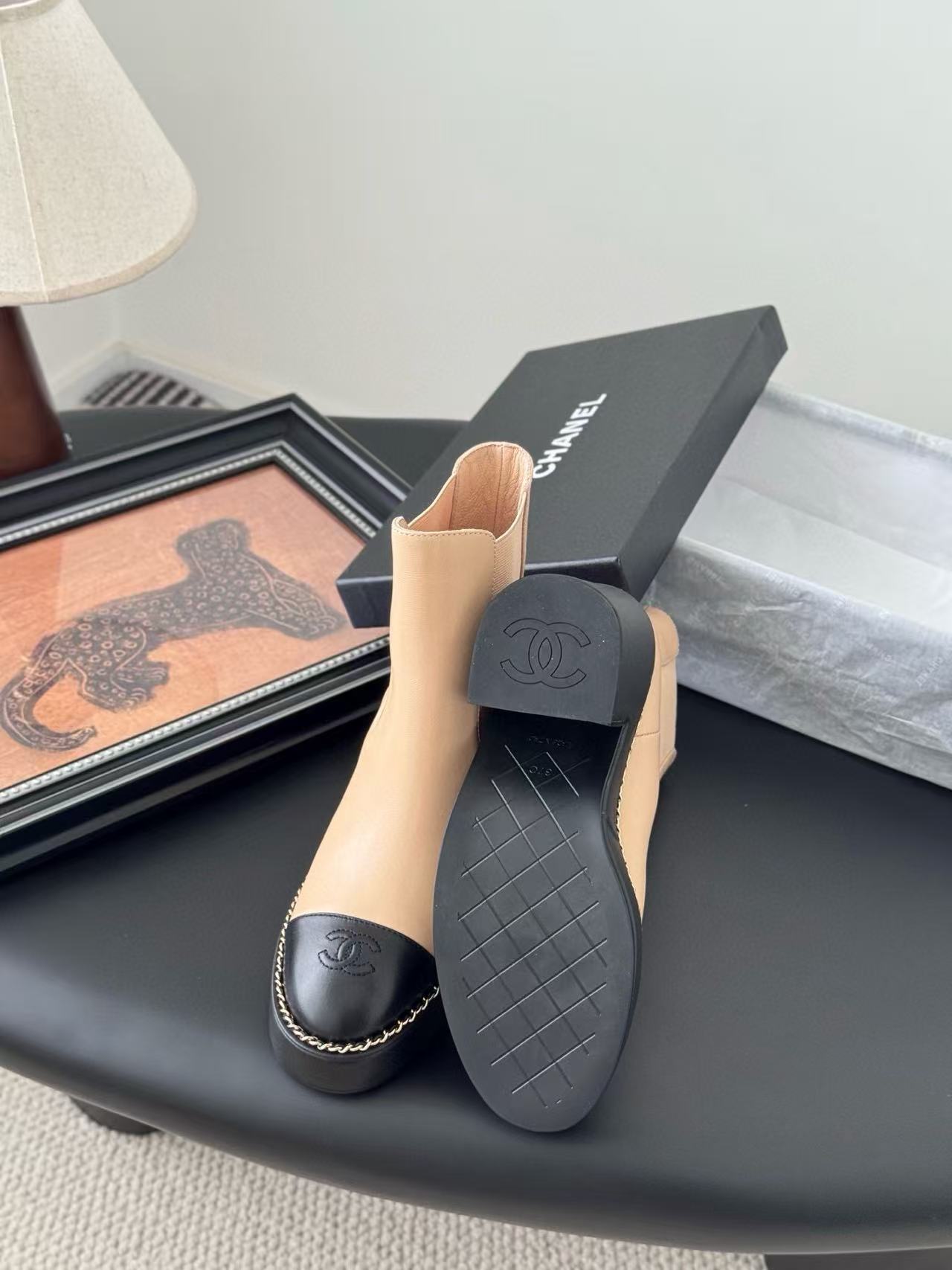 CHANE1 高品質チェーンマーティンブーツ【50％割引+送料無料】