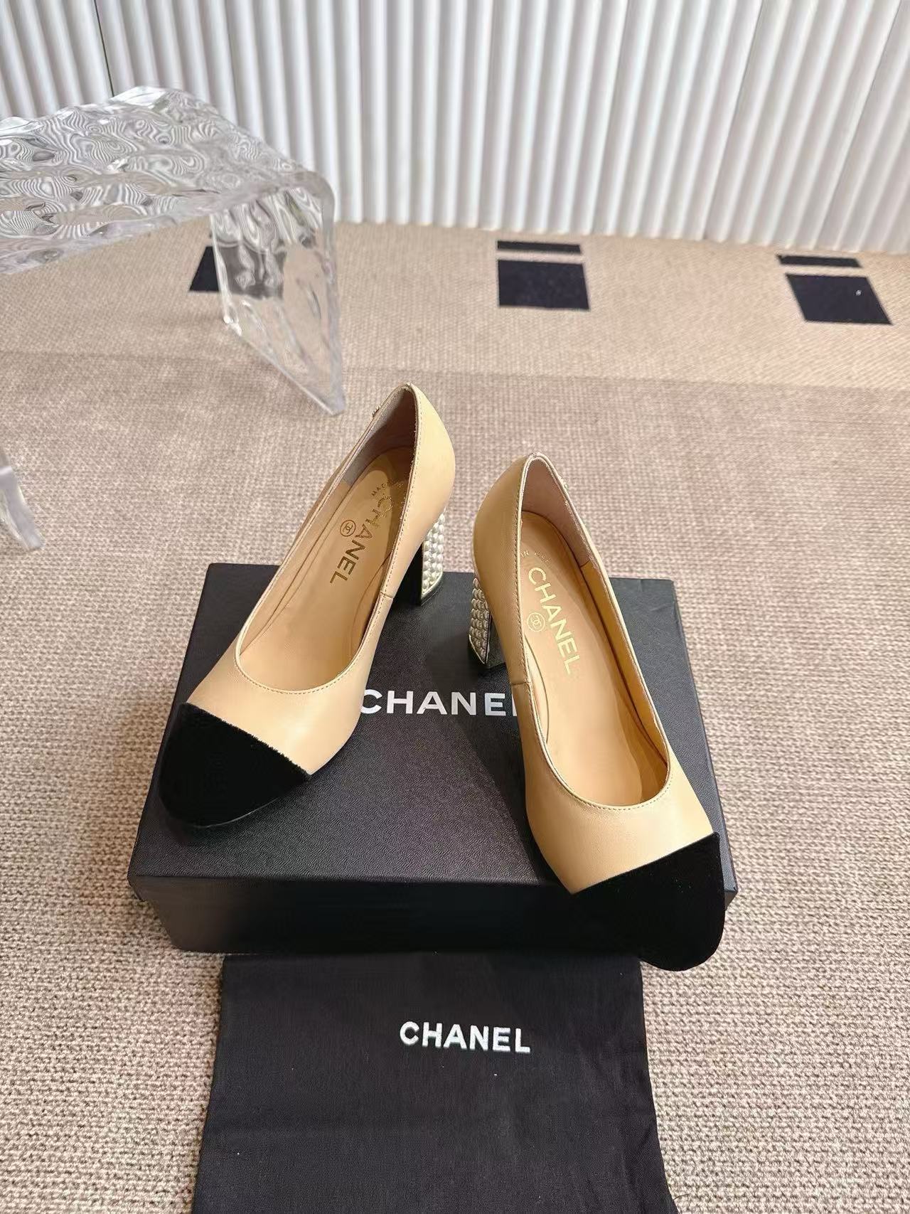 CHANE1 高品質パールハイヒール【50％割引+送料無料】