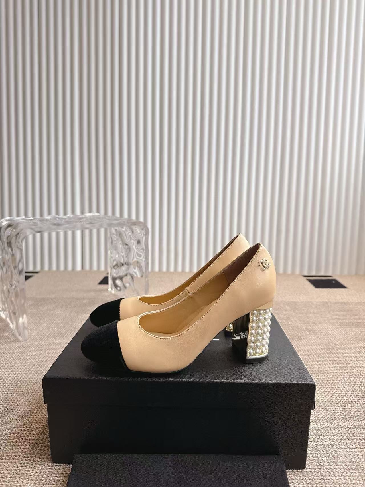 CHANE1 高品質パールハイヒール【50％割引+送料無料】