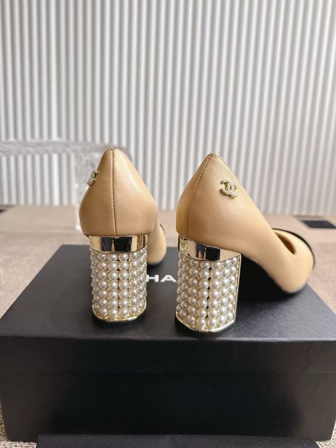 CHANE1 高品質パールハイヒール【50％割引+送料無料】