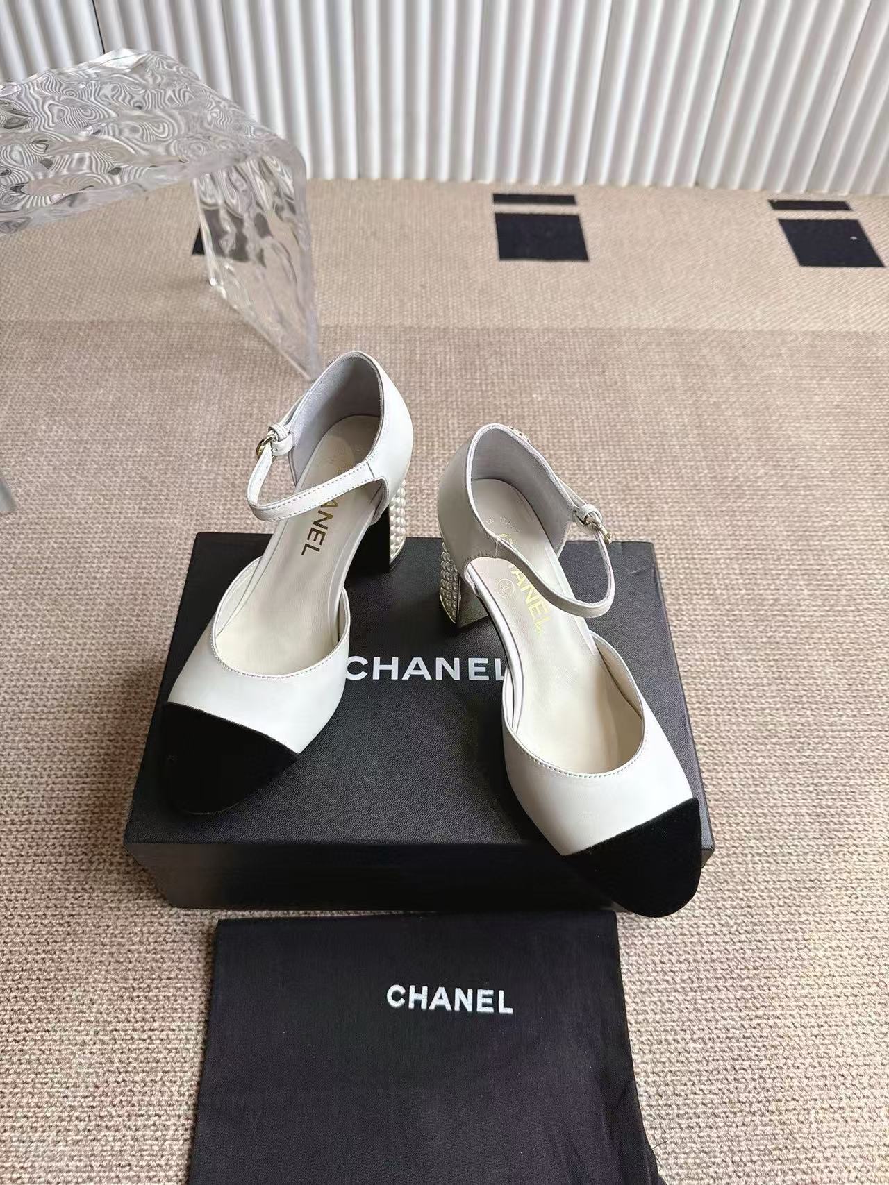 CHANE1 高品質パールハイヒールサンダル【50％割引+送料無料】