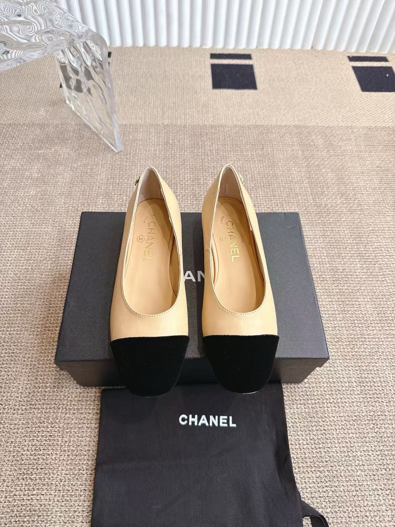 CHANE1 高品質メリージェーンパールフラットシューズvvvv【50％割引+送料無料】