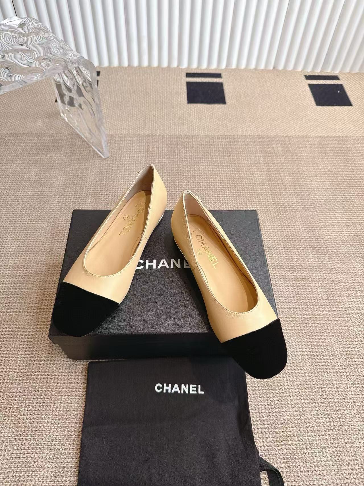 CHANE1 高品質メリージェーンパールフラットシューズvvvv【50％割引+送料無料】