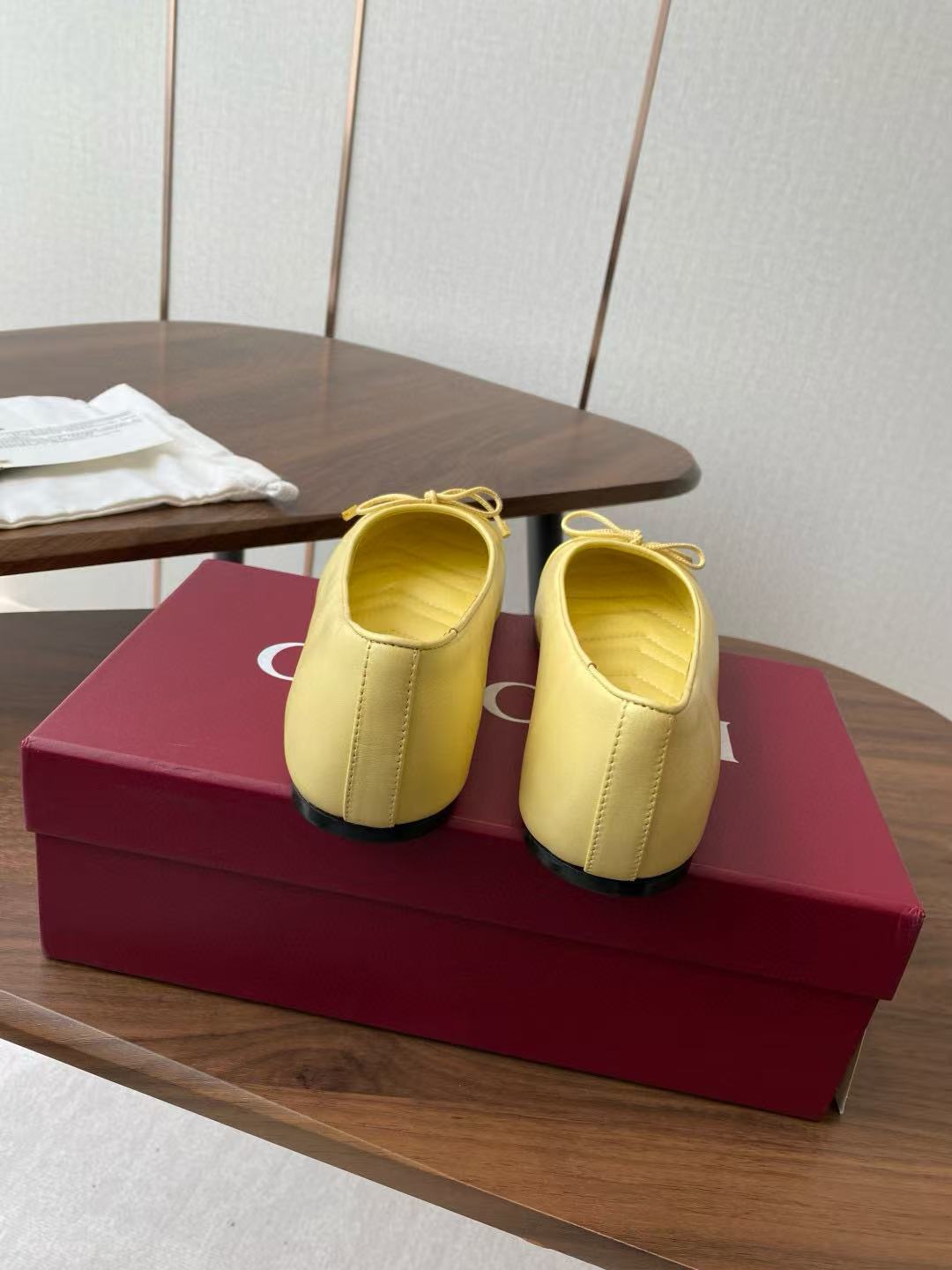 GUCC1 高品質リボンフラットシューズ【50％割引+送料無料】