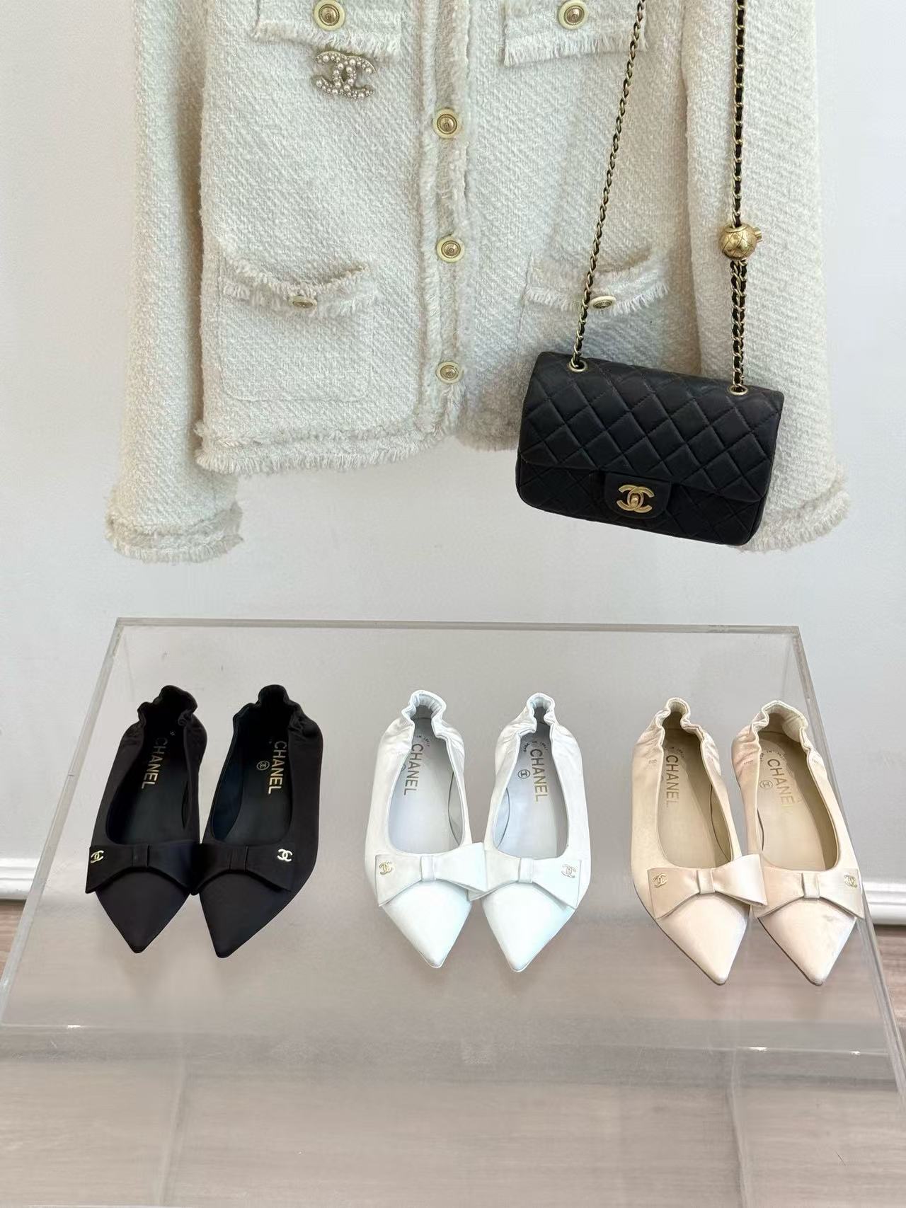 CHANE1 高品質ポインテッドトゥフラットシューズ【50％割引+送料無料】