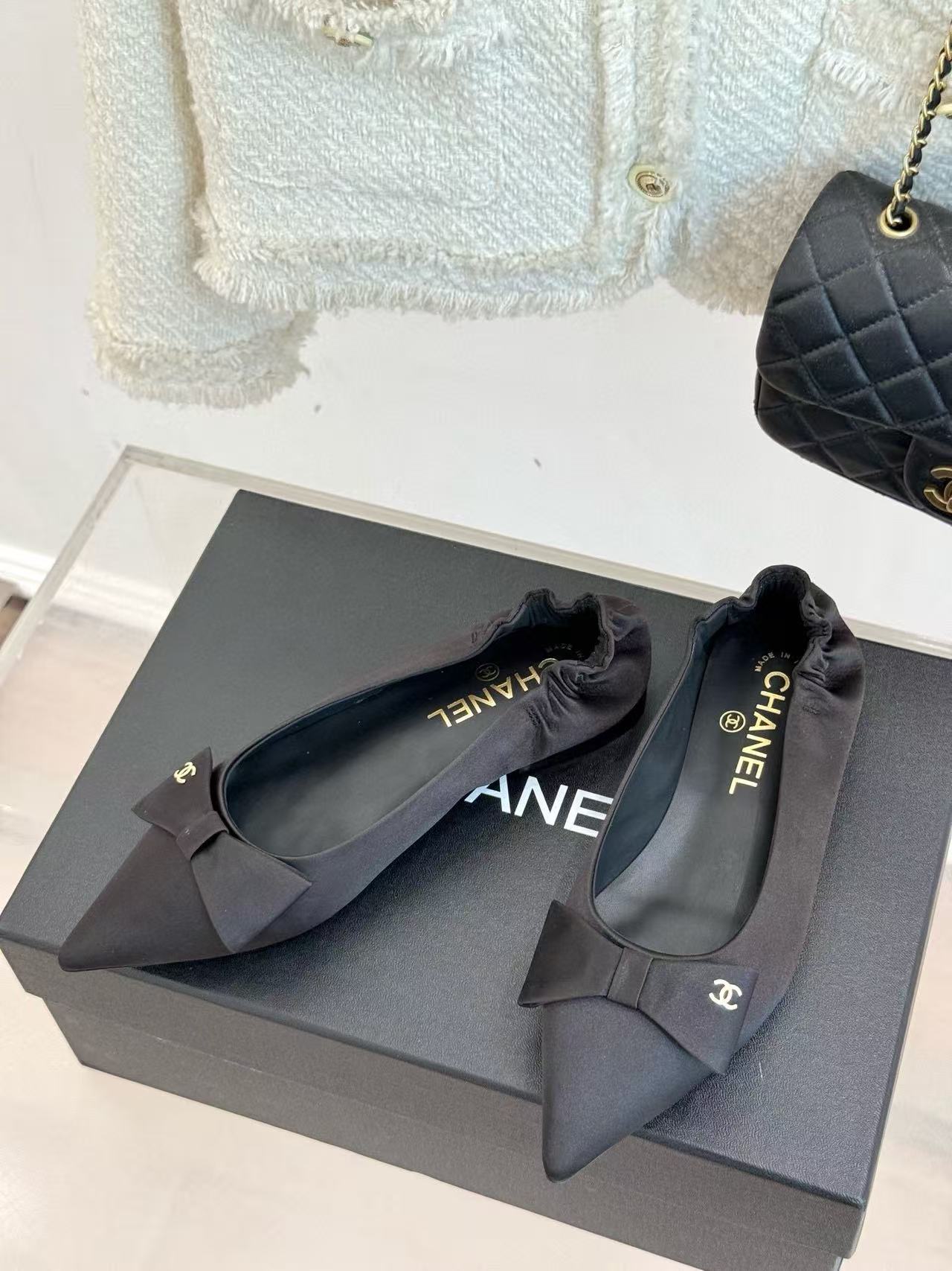 CHANE1 高品質ポインテッドトゥフラットシューズ【50％割引+送料無料】