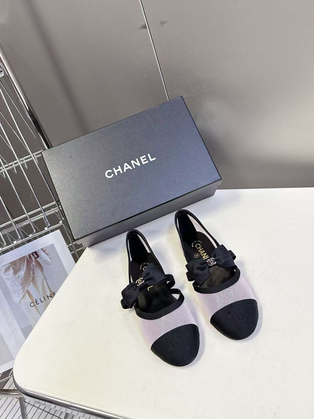 CHANE1 高品質リボンメリージェーンフラットシューズ【50％割引+送料無料】