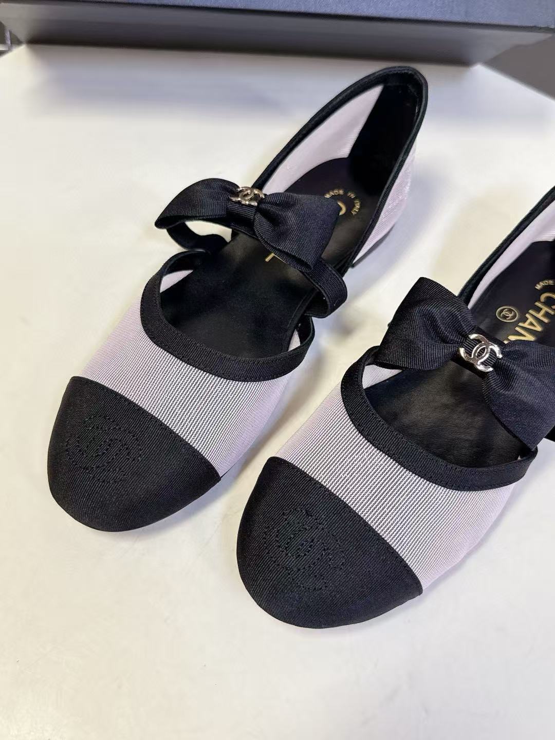 CHANE1 高品質リボンメリージェーンフラットシューズ【50％割引+送料無料】