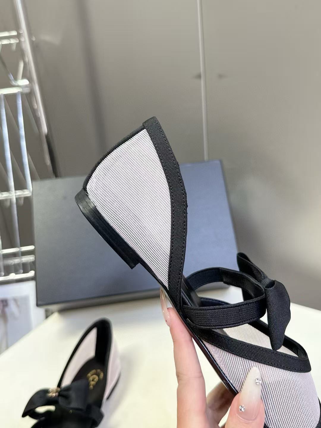 CHANE1 高品質リボンメリージェーンフラットシューズ【50％割引+送料無料】