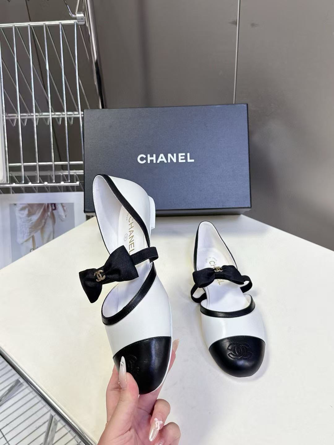 CHANE1 高品質カラーマッチングフラットシューズ【50％割引+送料無料】