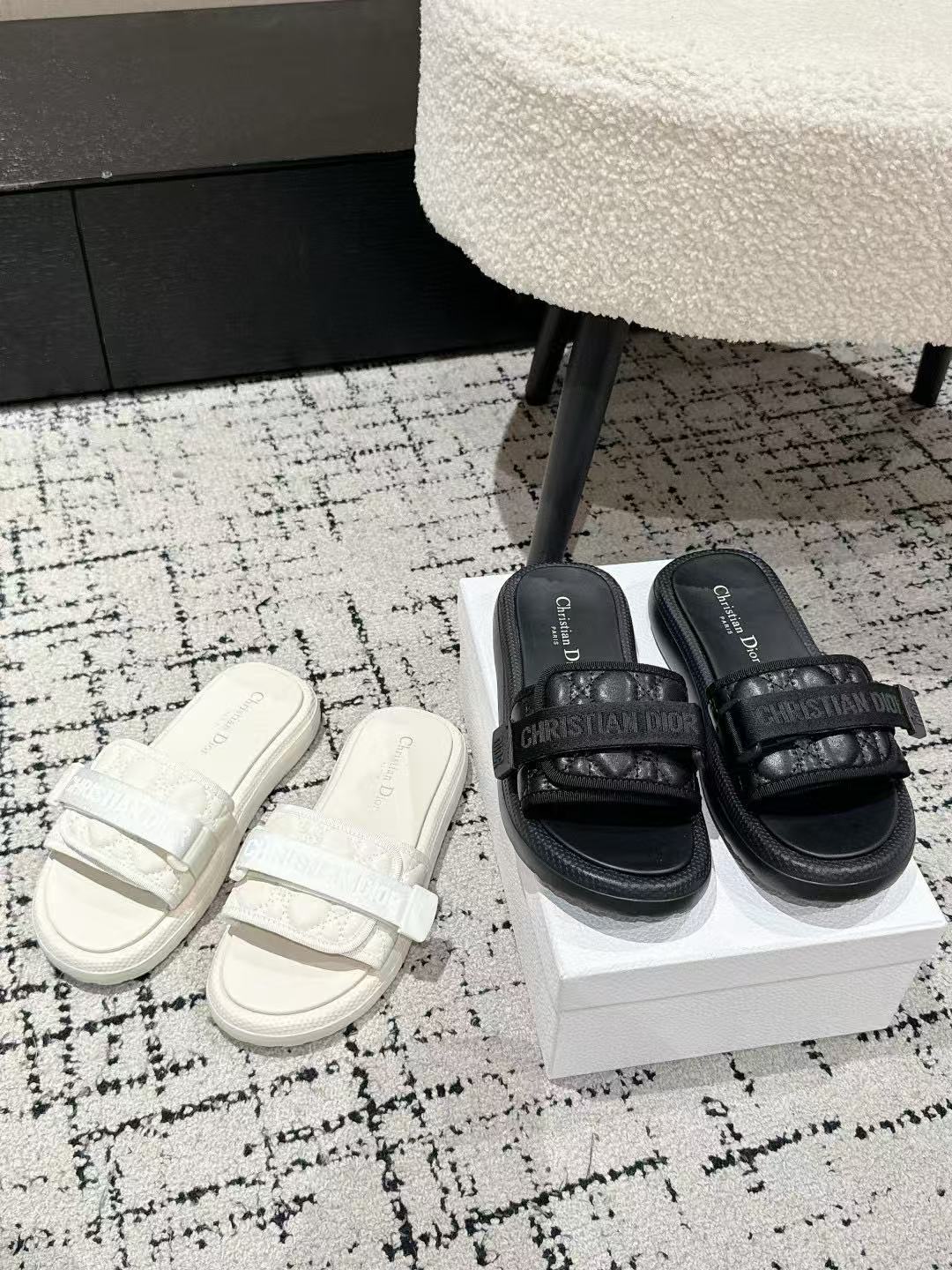 DI0R 高品質厚底ベルクロスリッパ【50％割引+送料無料】