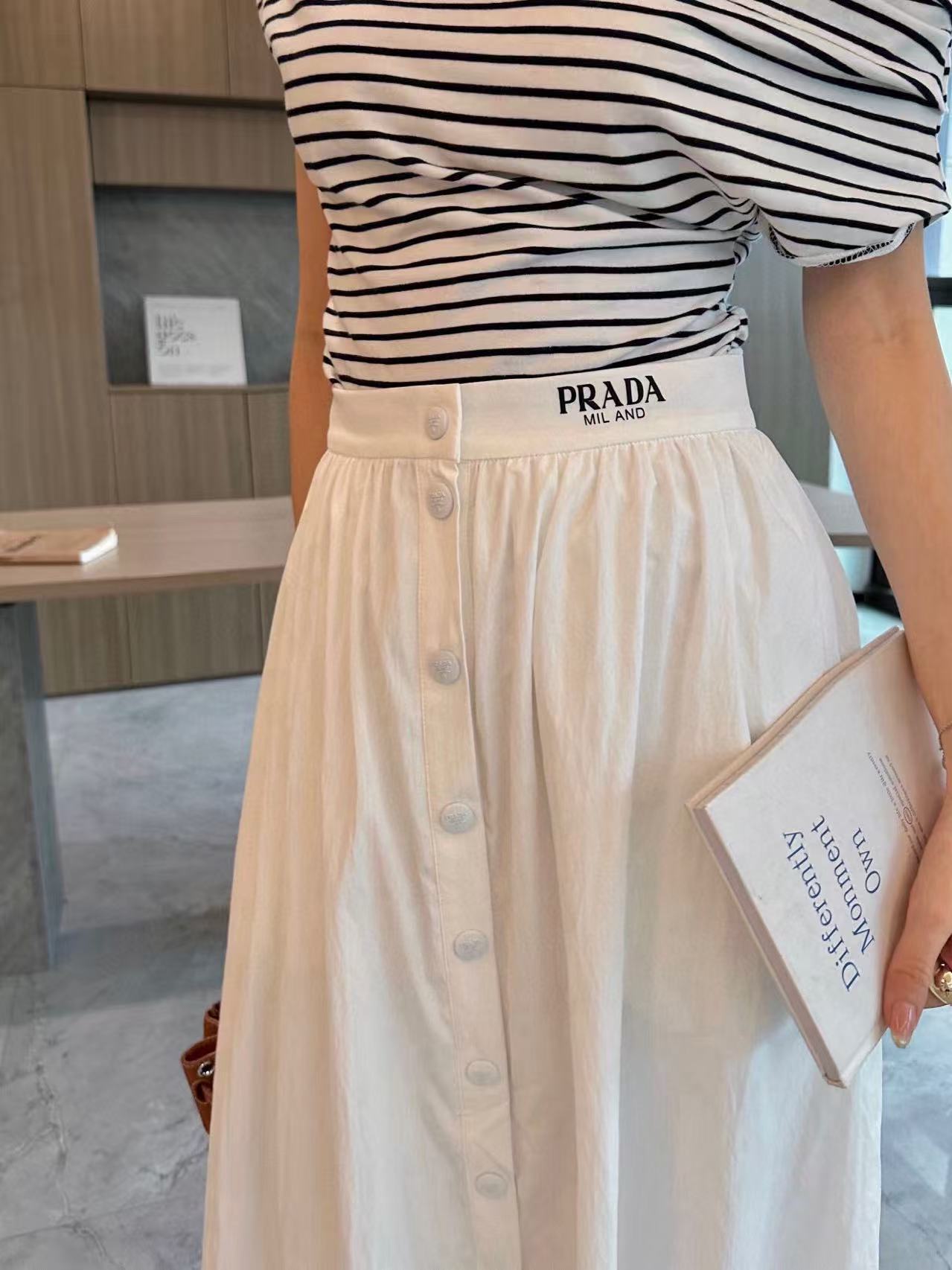 PR4DA シンプルレタースカート【50％割引+送料無料】