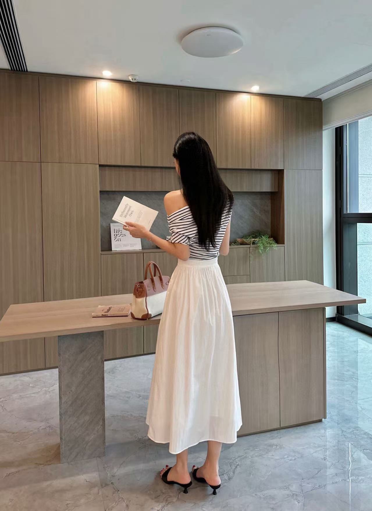 PR4DA シンプルレタースカート【50％割引+送料無料】