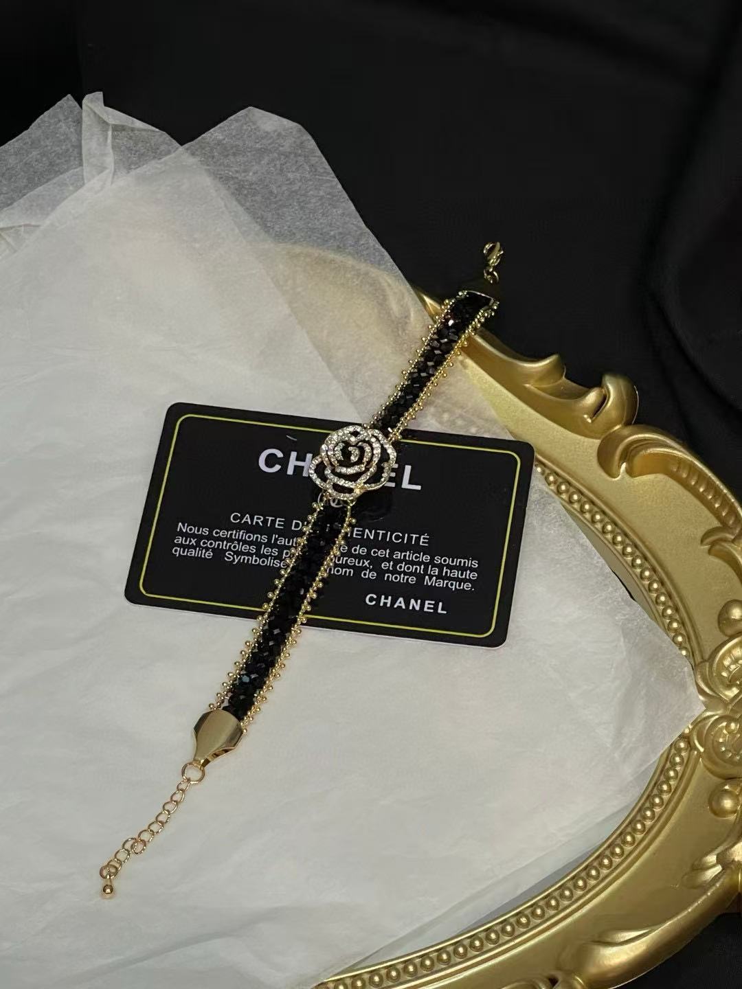 CHANE1 カメリア ダイヤモンド ブレスレット【50%割引+送料無料】