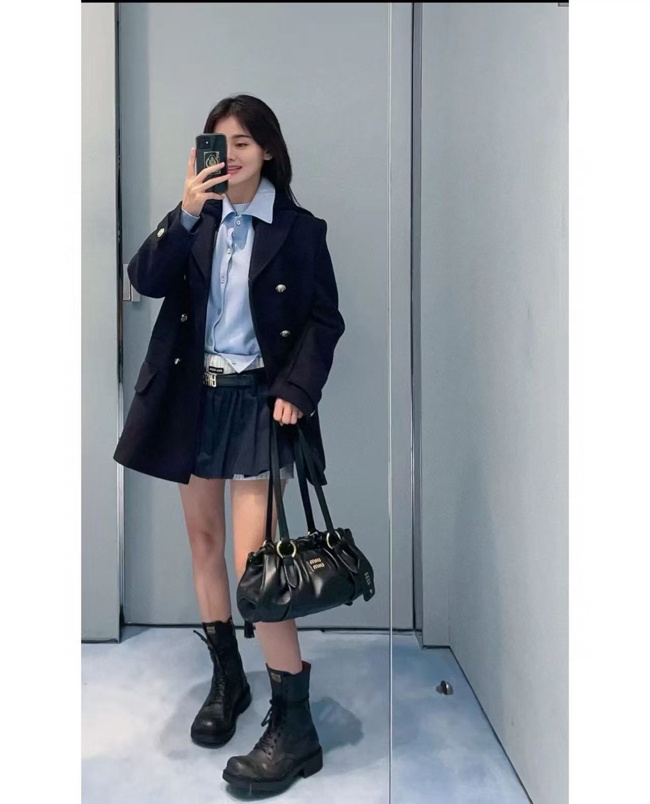 M1UM1U 高品質シンプルレースアップバイクブーツ【50%割引+送料無料】