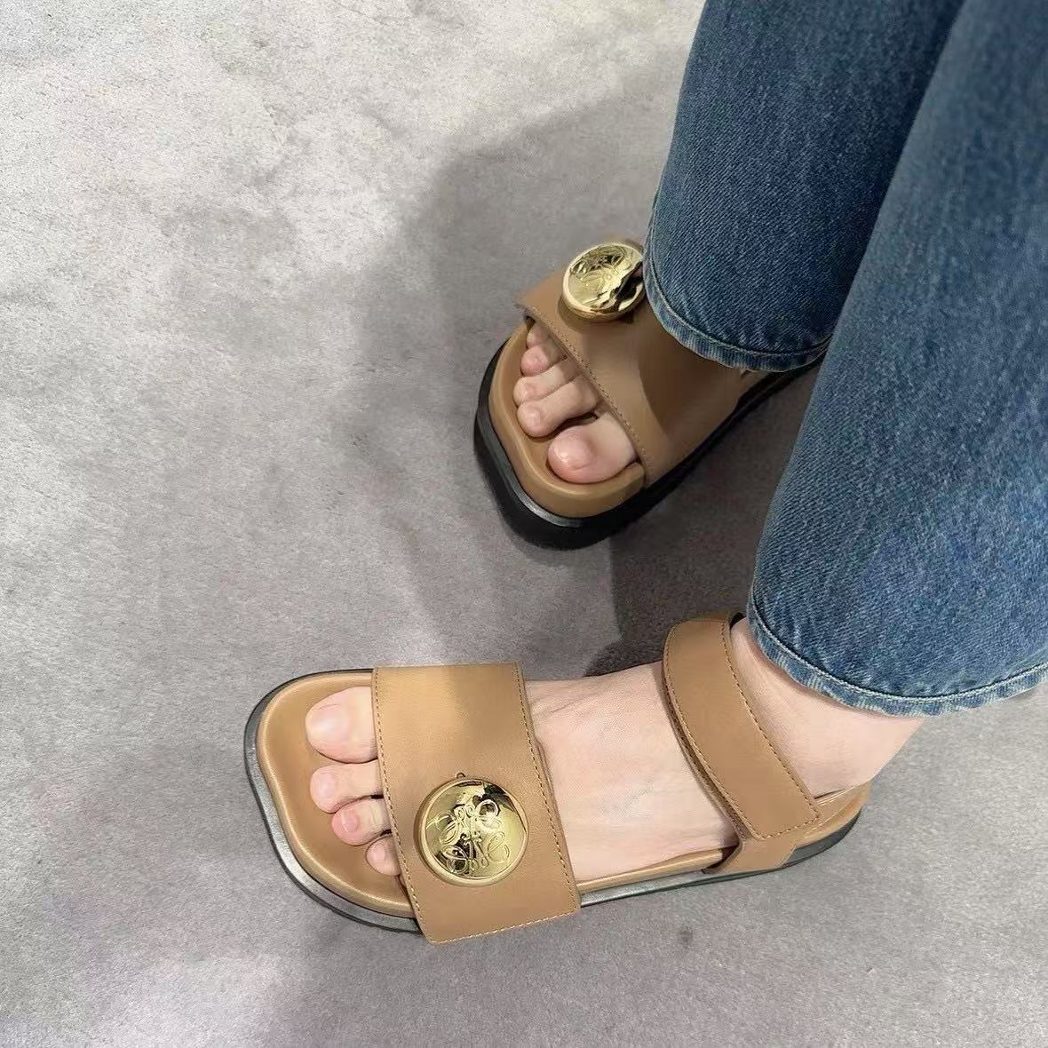 L0WEWの高品質カジュアルサンダル【50％割引+送料無料】