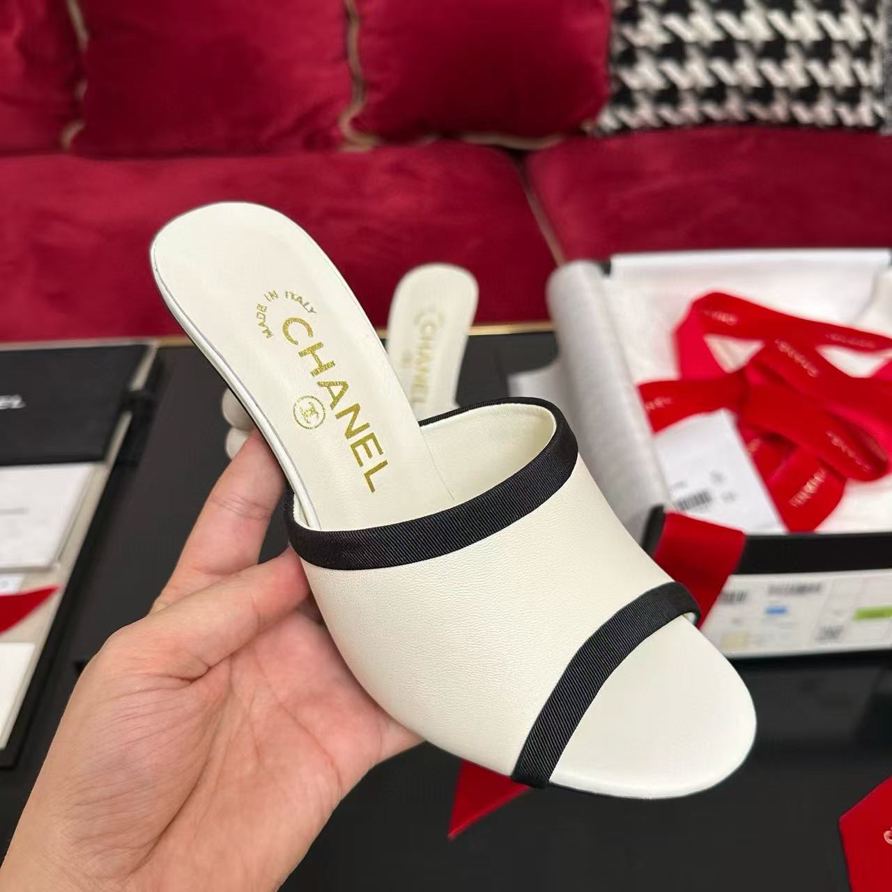 CHANE1 高品質 魚口パール ハイヒール【50%割引+送料無料】