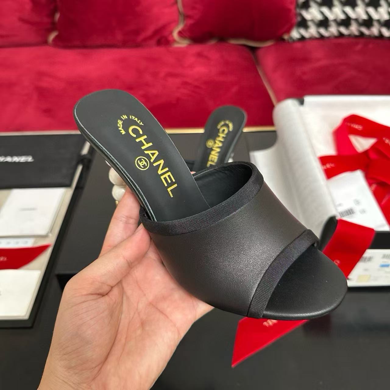 CHANE1 高品質 魚口パール ハイヒール【50%割引+送料無料】