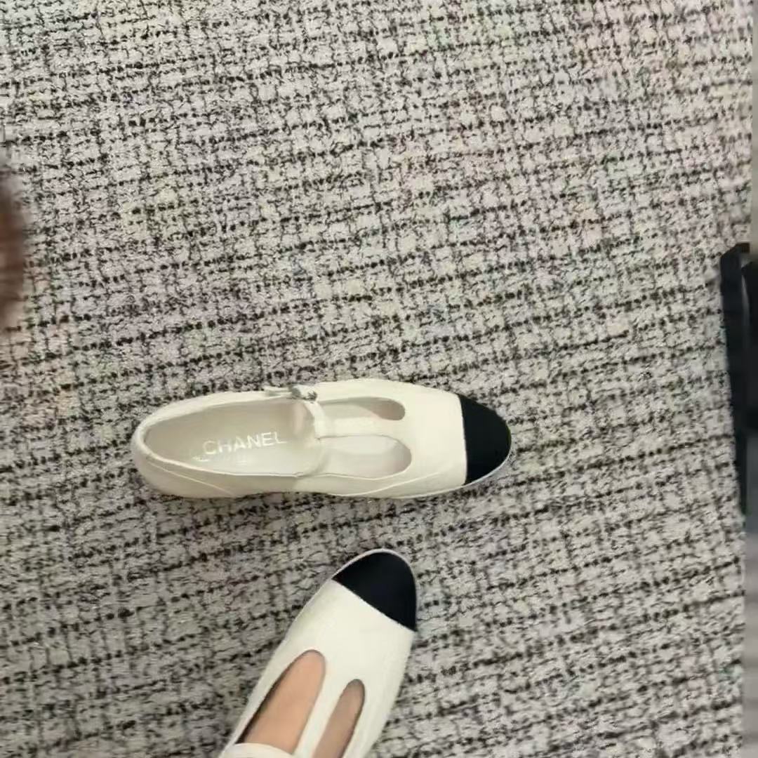 CHANE1 高品質TストラップダブルCメリージェーンシューズ【50％割引+送料無料】