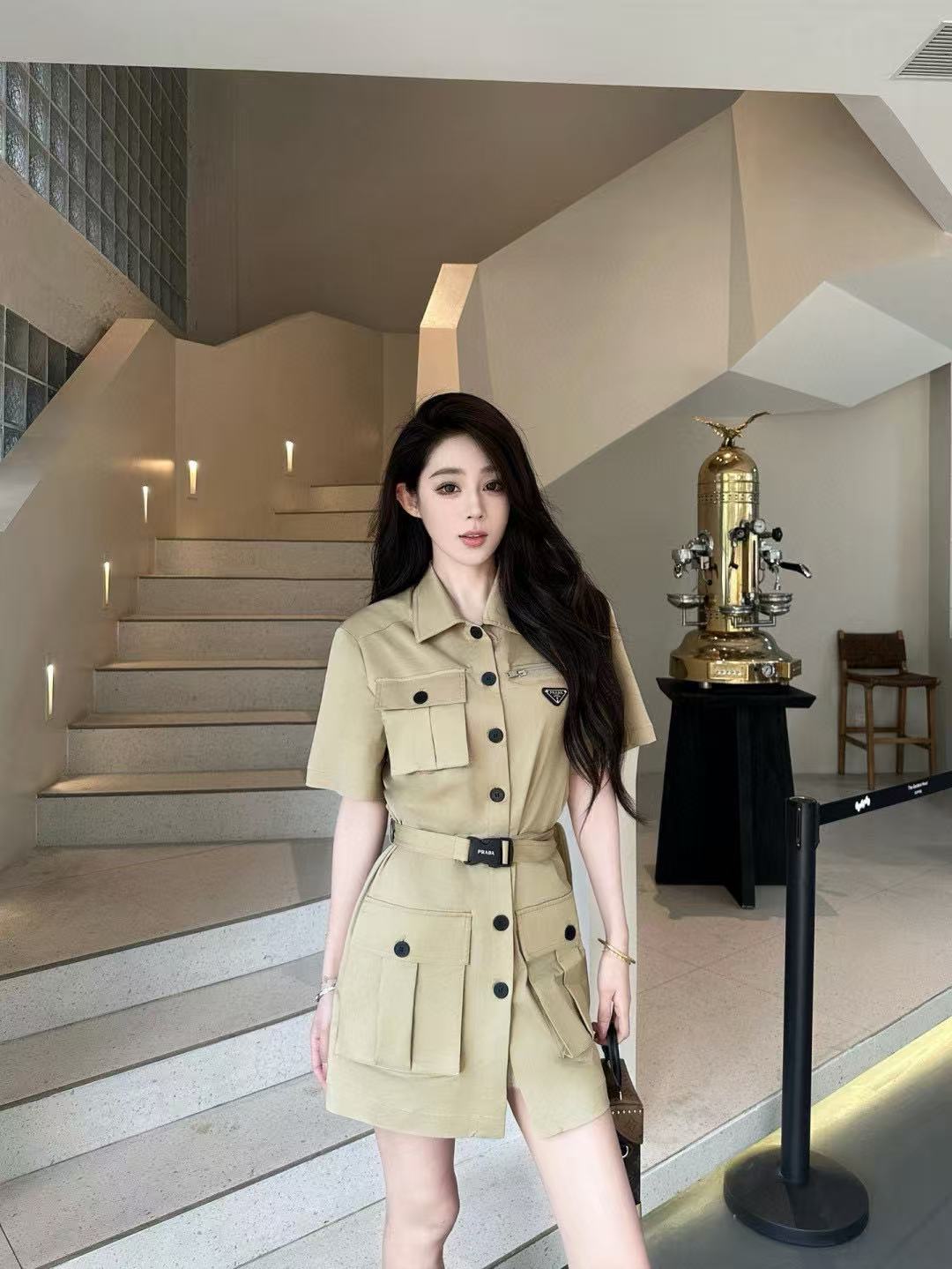 PR4DA ベルト付きドレス【50％割引+送料無料】