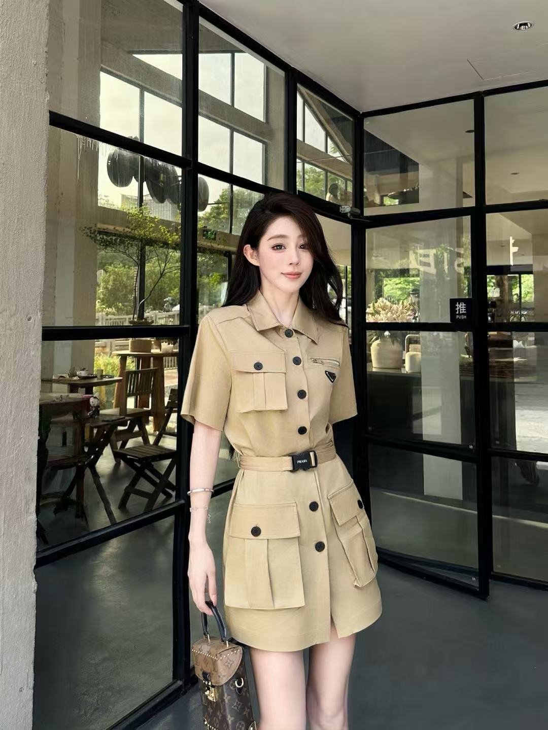 PR4DA ベルト付きドレス【50％割引+送料無料】