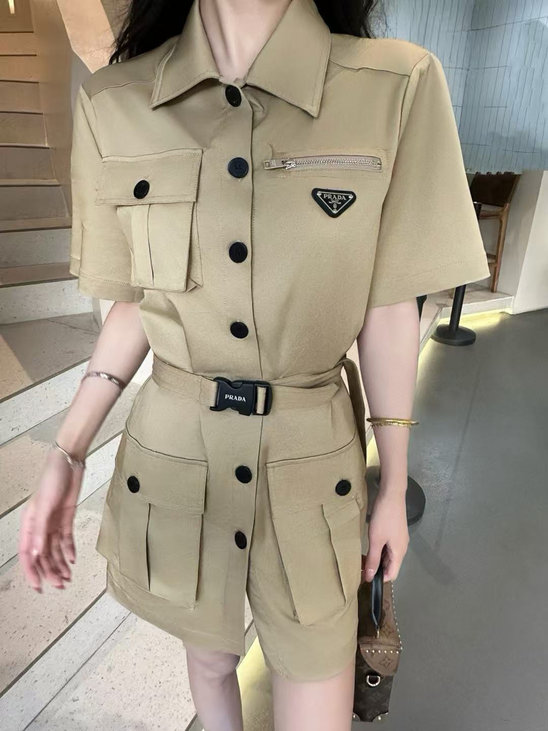 PR4DA ベルト付きドレス【50％割引+送料無料】