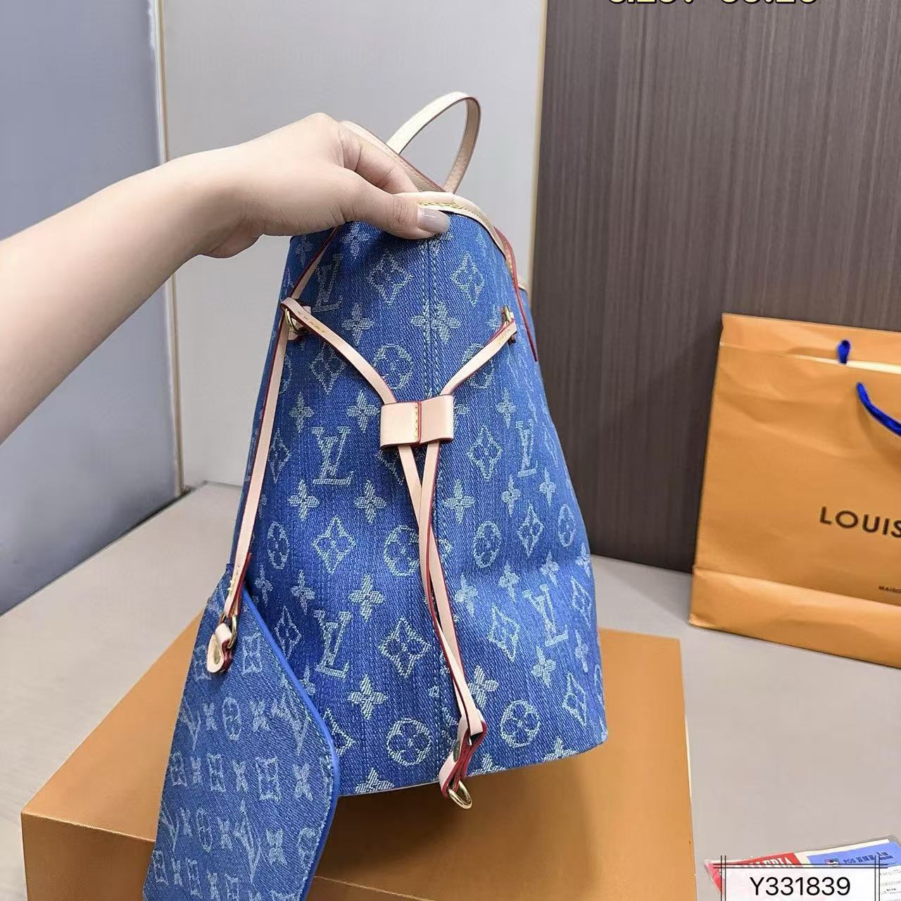 LVデニムショッピングバッグ【50％割引+送料無料】