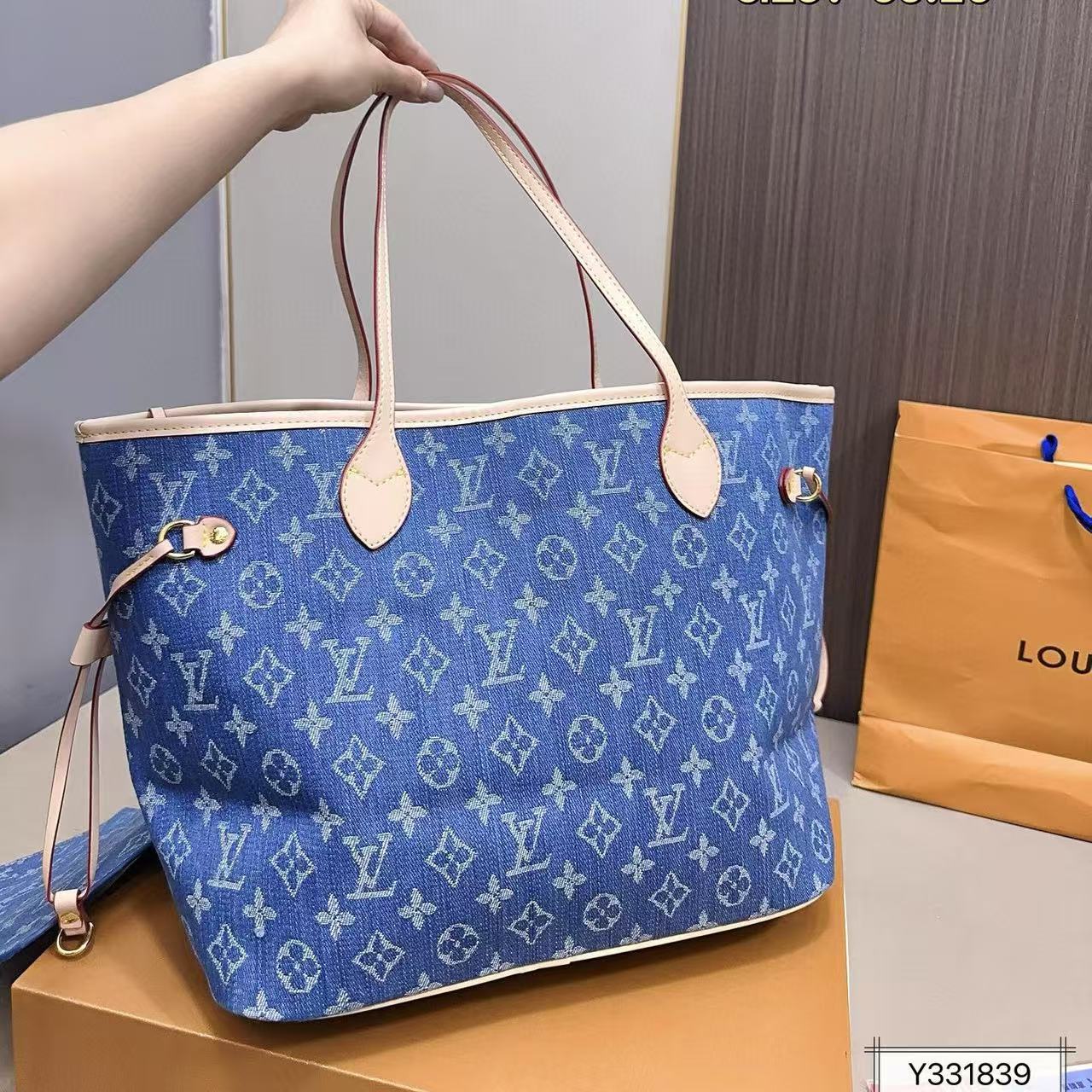 LVデニムショッピングバッグ【50％割引+送料無料】