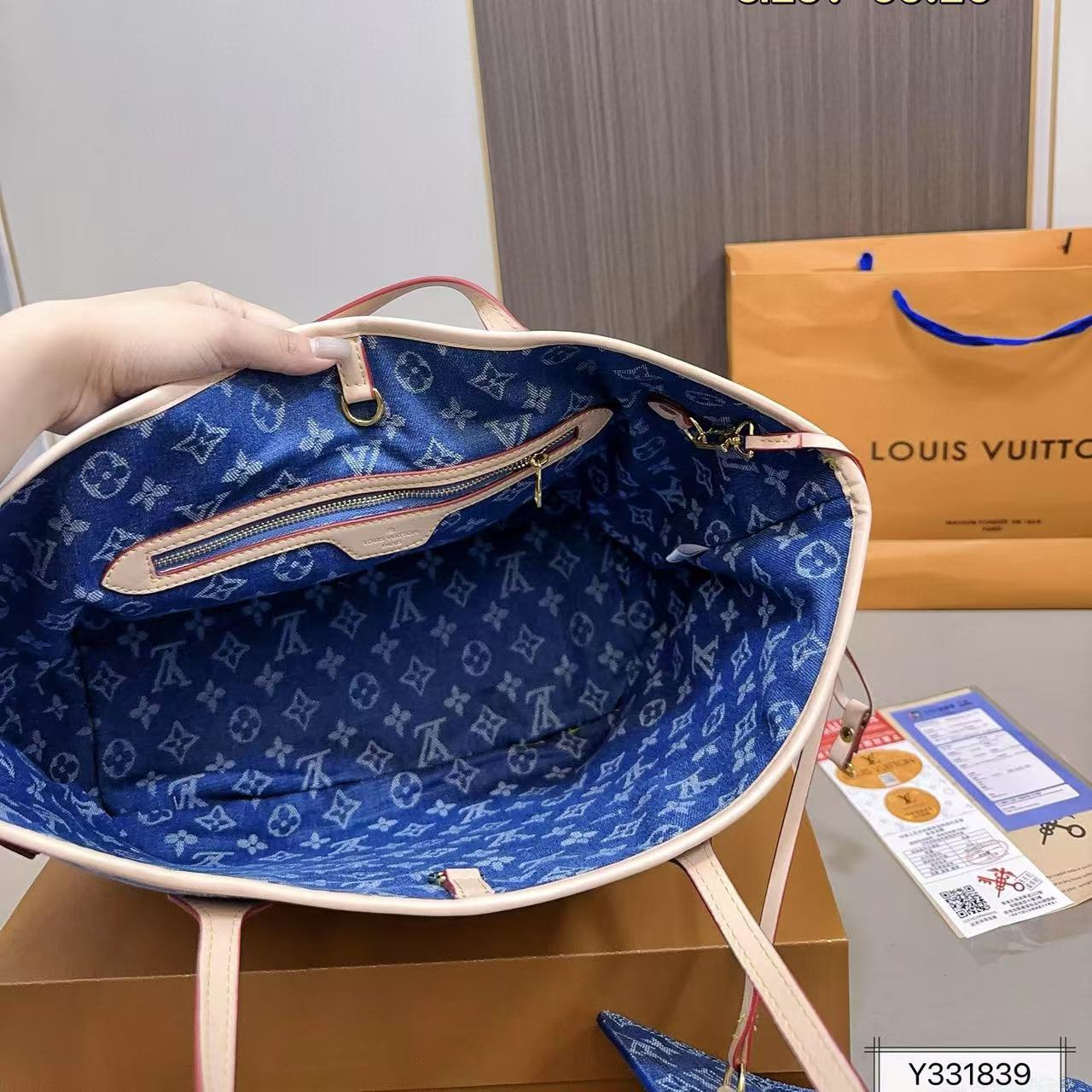 LVデニムショッピングバッグ【50％割引+送料無料】