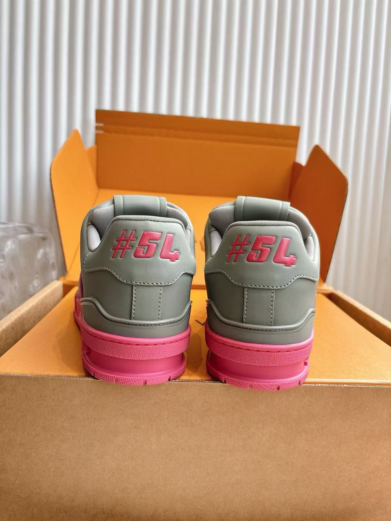 LV Trainer高品質カラーブロックカジュアルシューズ【50％割引+送料無料】