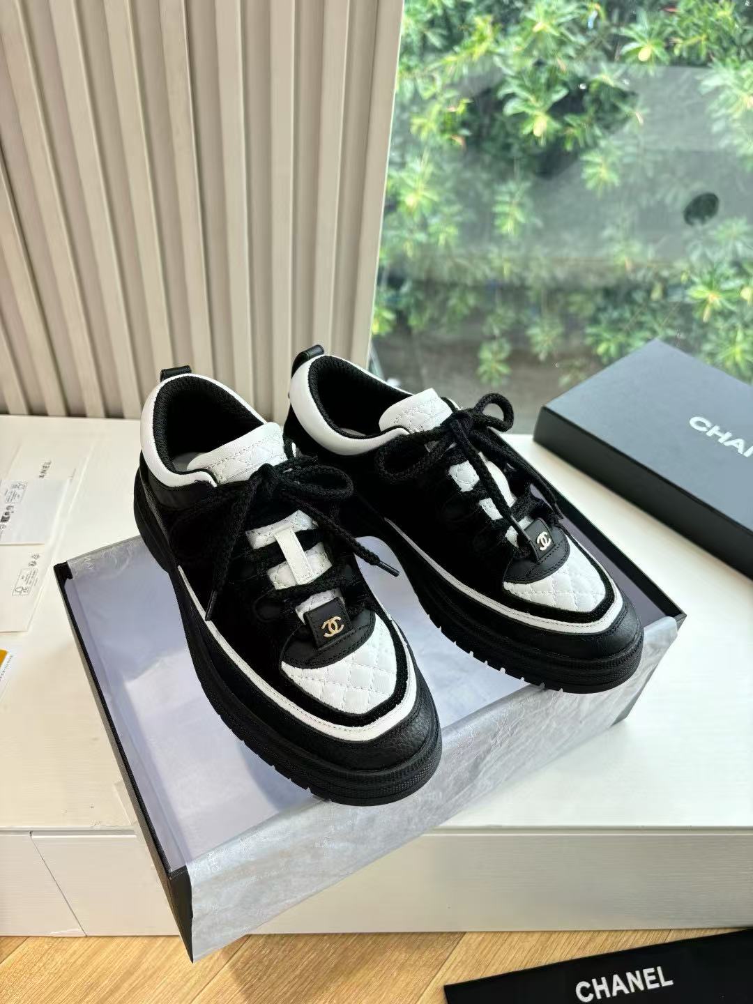 CHANE1 高品質パンダスニーカー【50％割引+送料無料】