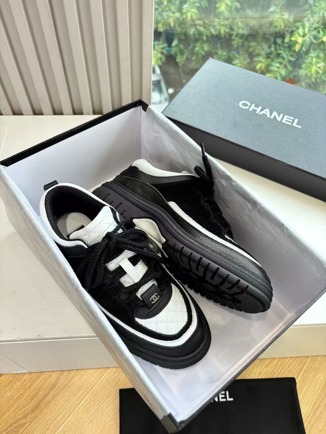 CHANE1 高品質パンダスニーカー【50％割引+送料無料】