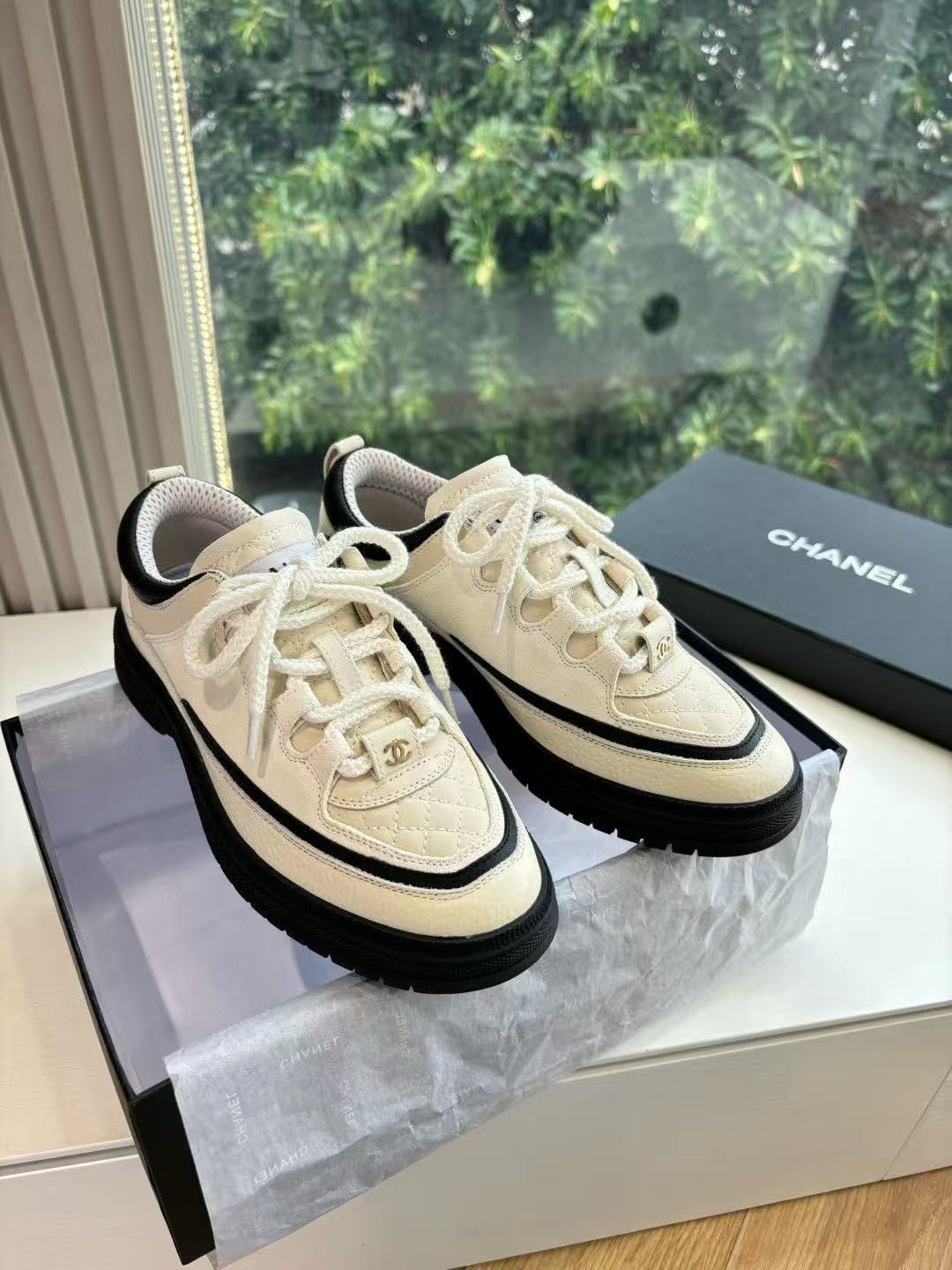 CHANE1 高品質パンダスニーカー【50％割引+送料無料】