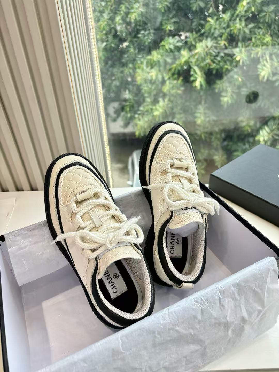 CHANE1 高品質パンダスニーカー【50％割引+送料無料】