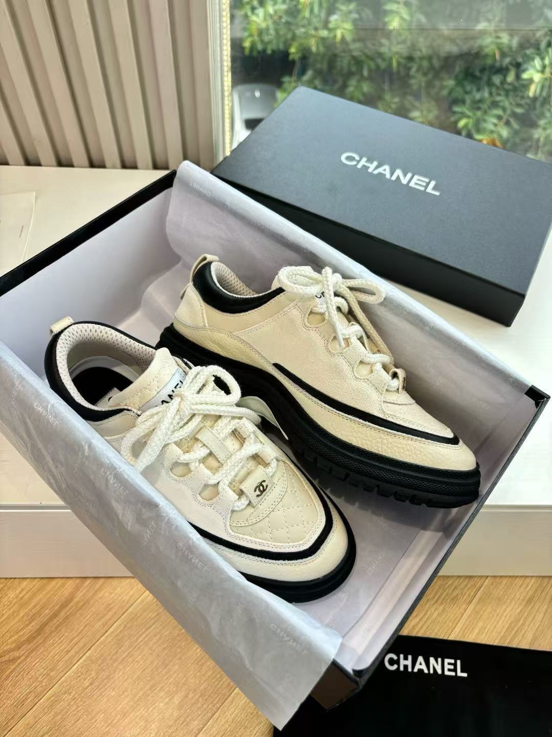 CHANE1 高品質パンダスニーカー【50％割引+送料無料】