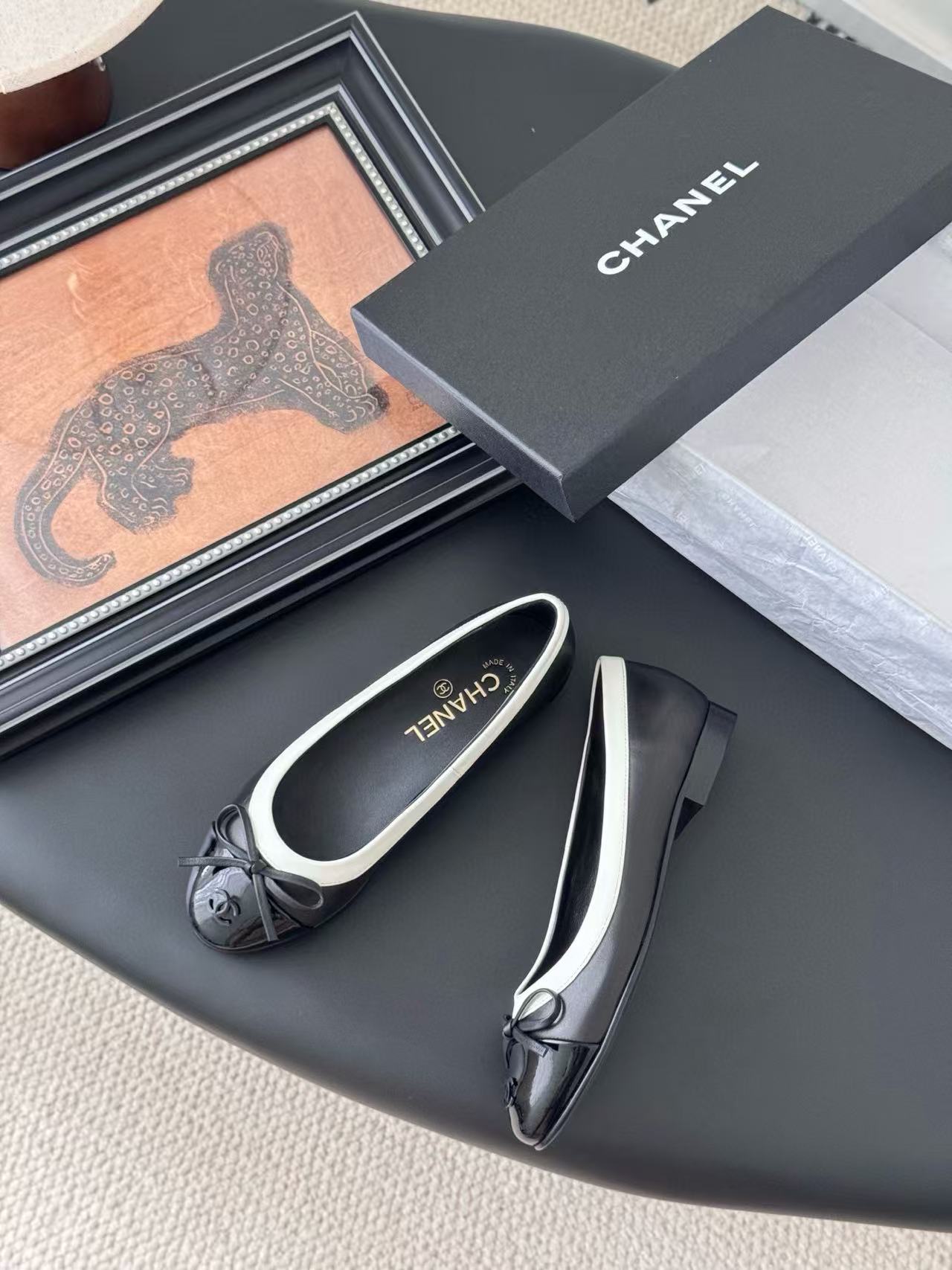 CHANE1 高品質シープスキンフラットシューズ【50%割引+送料無料】