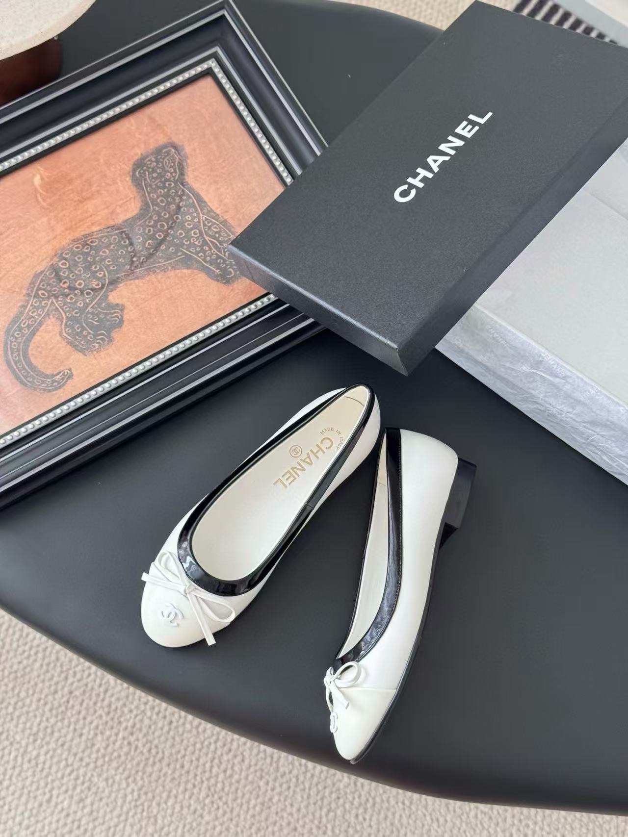 CHANE1 高品質シープスキンフラットシューズ【50%割引+送料無料】
