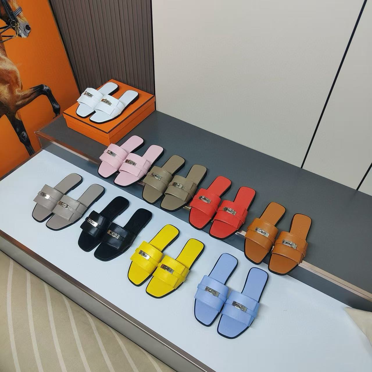 HERME5 高品質シンプルスリッパ【50％割引+送料無料】