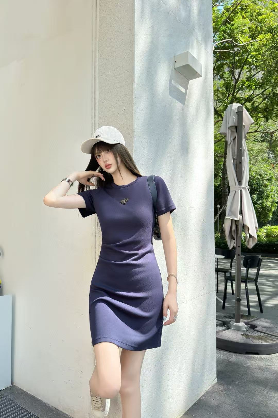 PR4DA トライアングルロゴ 半袖ワンピース【50％割引+送料無料】