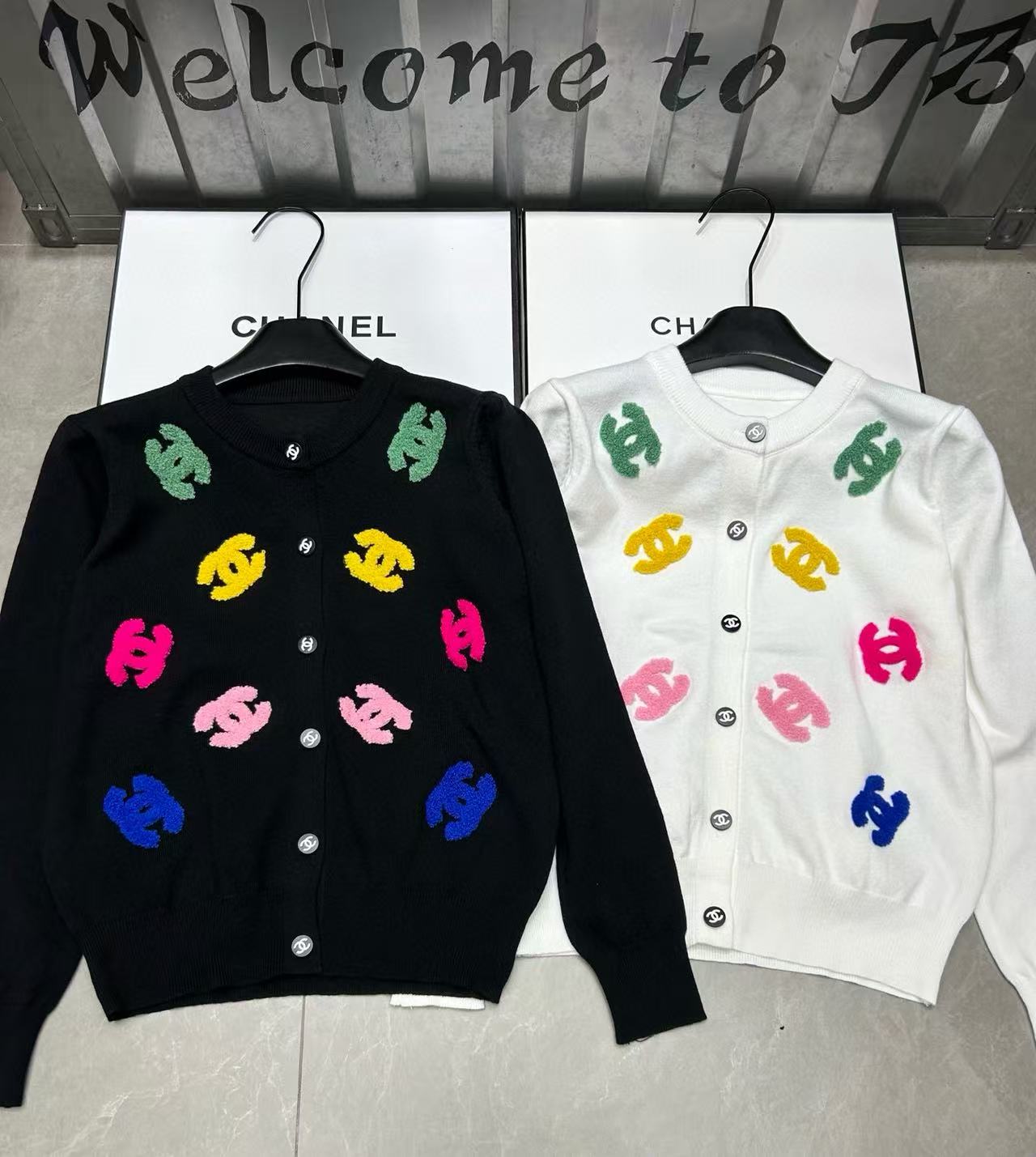 CHANE1 カラフルフロックウールカーディガン【50％割引+送料無料】