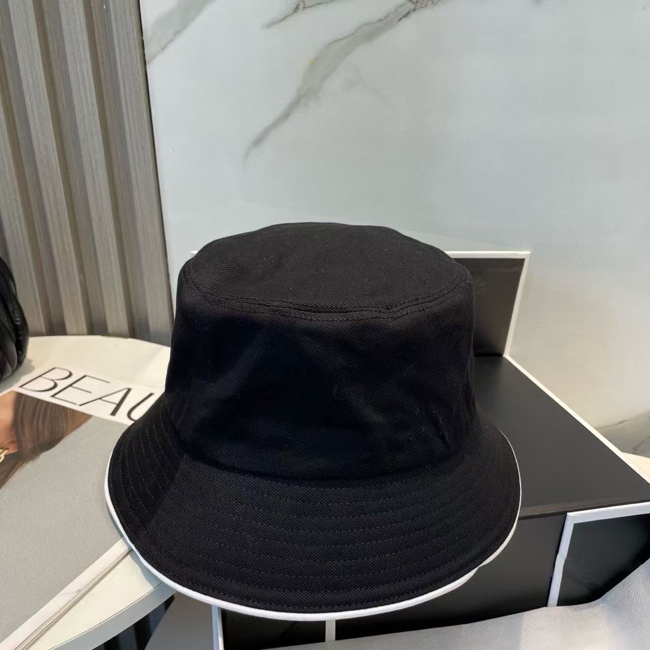 CHANE1 シンプルダブルCバケットハット【50%割引+送料無料】