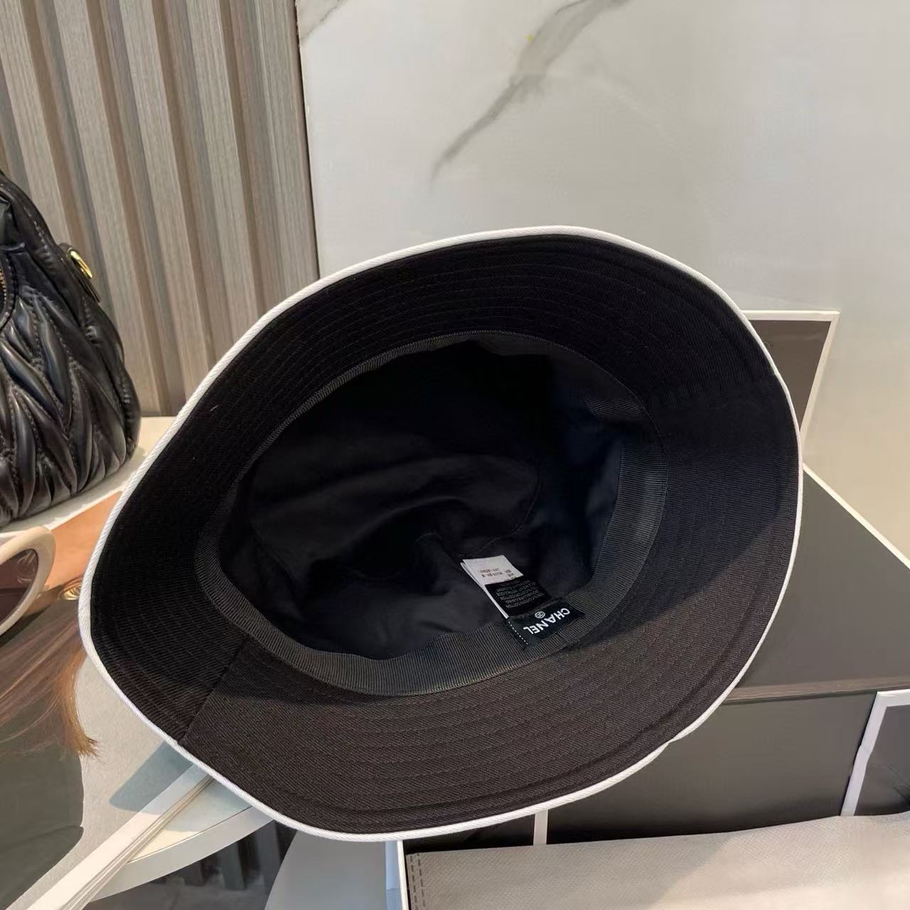 CHANE1 シンプルダブルCバケットハット【50%割引+送料無料】