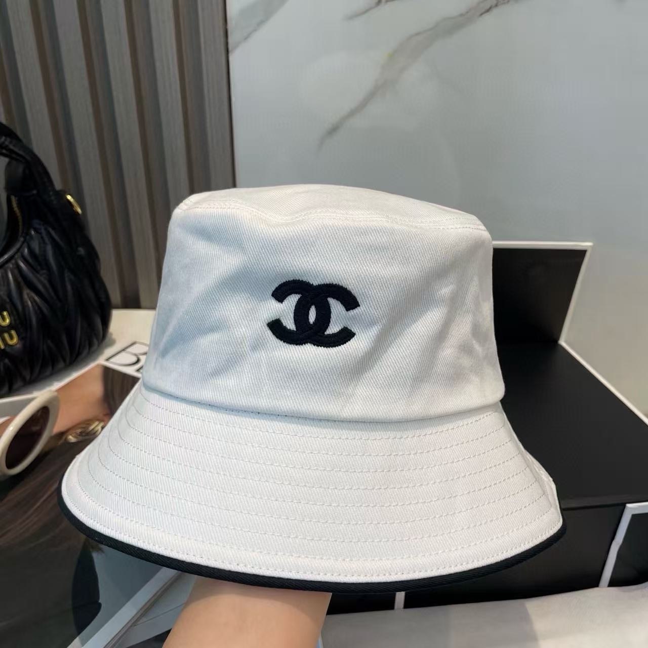 CHANE1 シンプルダブルCバケットハット【50%割引+送料無料】