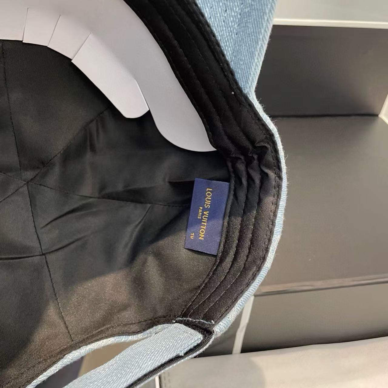 LVデニムプリントベースボールキャップ【50%割引+送料無料】